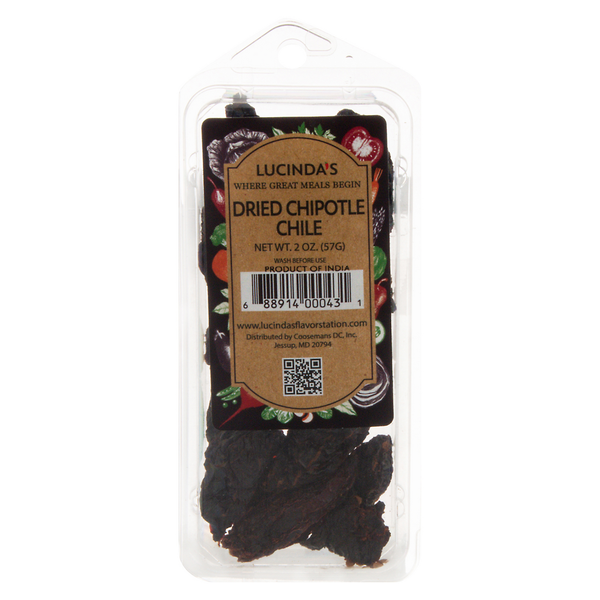 Lucinda's Chipotle Chile, Dried