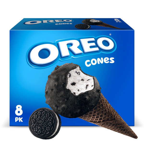 Oreo Frozen Dairy Dessert Cones