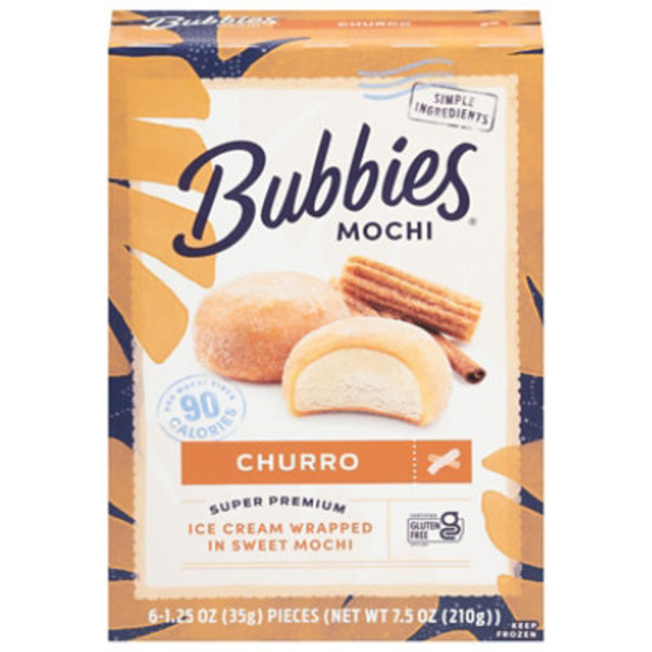 Bubbies Super Premium Churro Mochi
