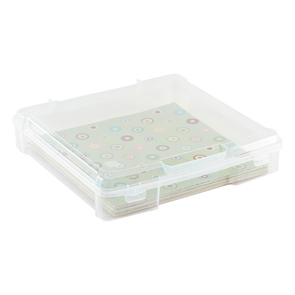 Iris 12" x 12" Durable Clear Portable Project Case