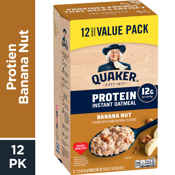 Quaker Instant Oatmeal Protein Banana Nut