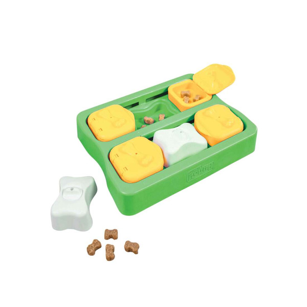 Outward Hound Nina Ottosson Brick Puzzle Enrichment Dog Toy, Medium