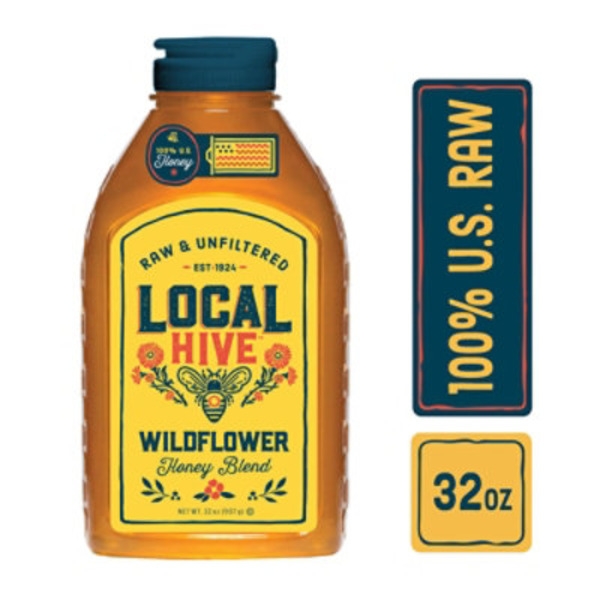 Local Hive Honey Blend, Raw & Unfiltered, Wildflower