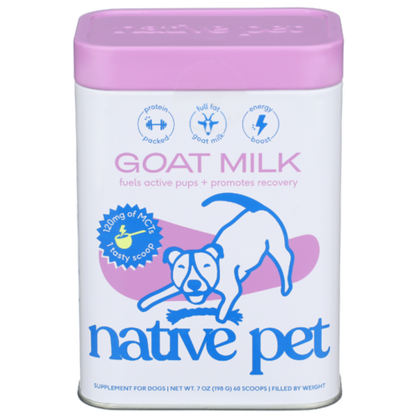 Native Pet Supplements Goat Milk Dog Supplement Powder