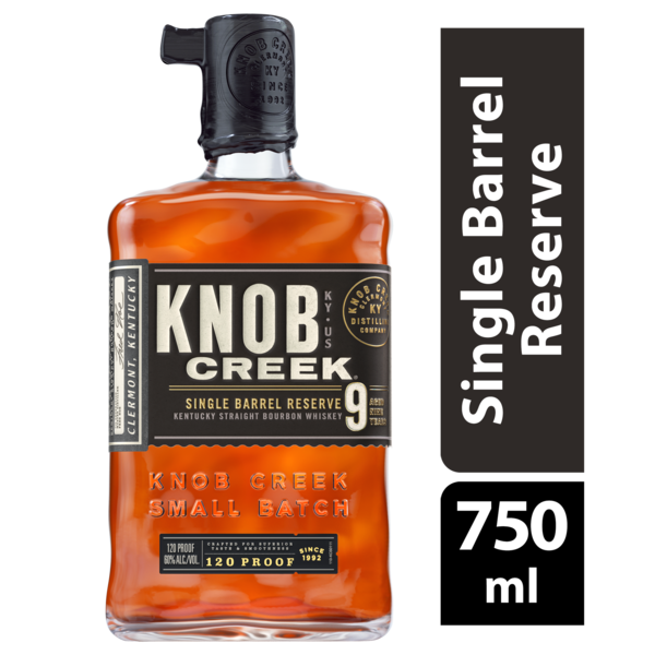 Knob Creek Single Barrel Reserve Bourbon Whiskey Same-Day Delivery
