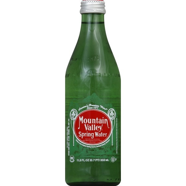 THE MOUNTAIN VALLEY Still Spring Water Glass Bottle, 333 mL, Single