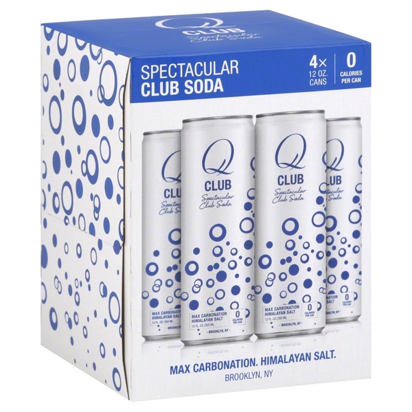 Q Spectacular, Club Soda, Can, 4 Pack, Box (12 oz) Instacart