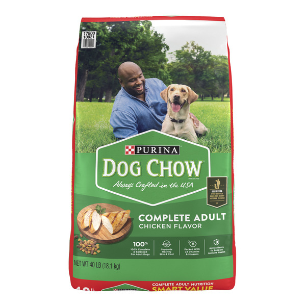 Purina Dog Chow Complete Adult Dry Dog Food Kibble With Chicken Flavor