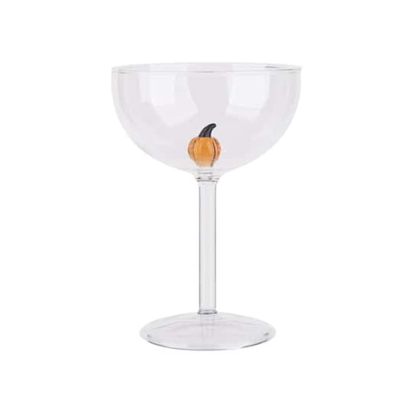 Celebrate It Pumpkin Icon Coupe Glass