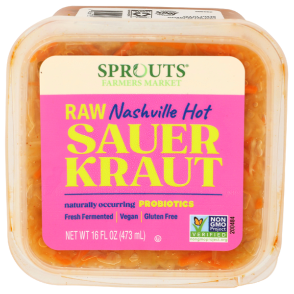 Sprouts Nashville Hot Raw Sauerkraut