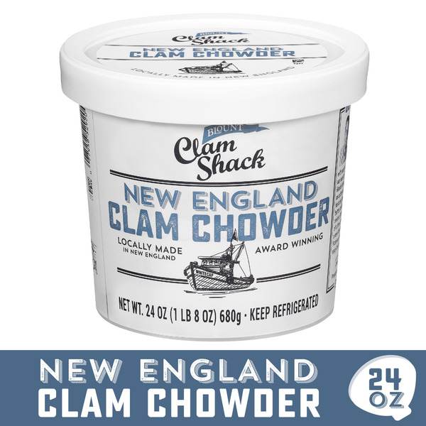 Blount Clam Shack New England Clam Chowder Soup, 24 oz (Gluten