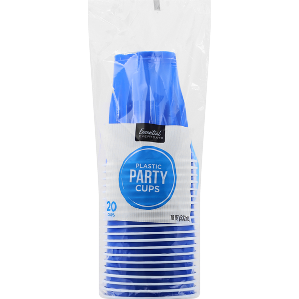 Essential Everyday Party Cups, Plastic, 18 Ounce Same-Day Delivery | County  Market