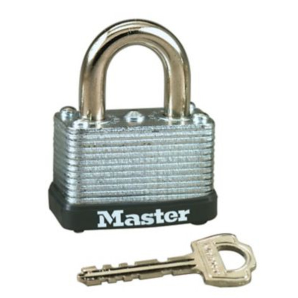 Master Lock 1/4 in. Shackle Warded Padlock