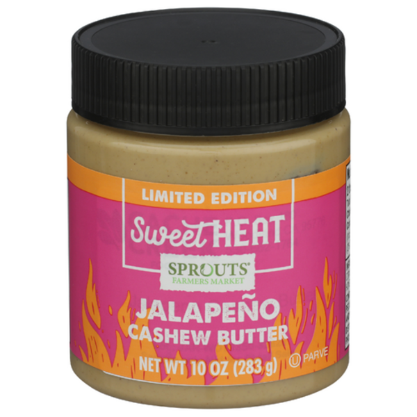 Sprouts Sweet Heat Jalapeno Cashew Butter