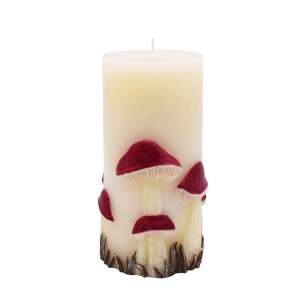 Ashland Unscented Mushroom Pillar Candle