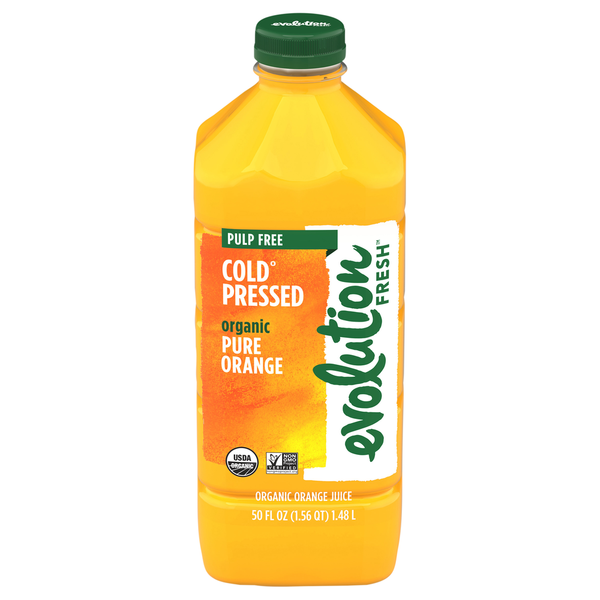Evolution Fresh 50Oz Cold Pressed Organic Pure Orange Juice