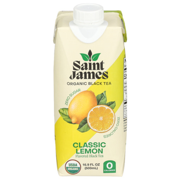 Saint James Organic Classic Lemon Black Tea Same-Day Delivery or