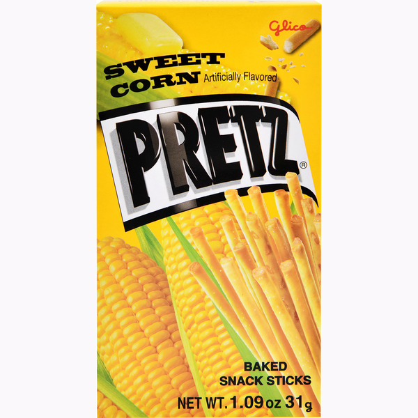 Glico Sweet Corn Flavored Pretzel