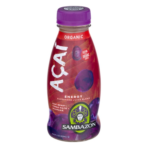 Sambazon Superfood Juice Blend Energy Acai Berry+Verba Mate+Guarana (10