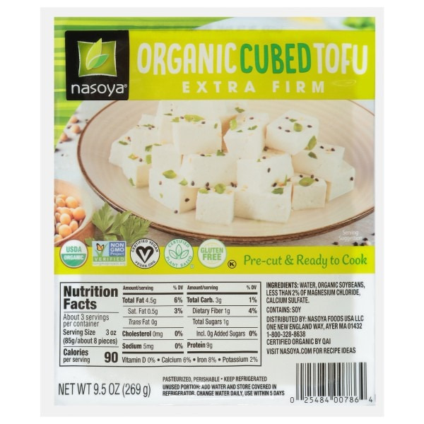 Nasoya Tofu, Super Firm, Organic, Cubed Same-Day Delivery or