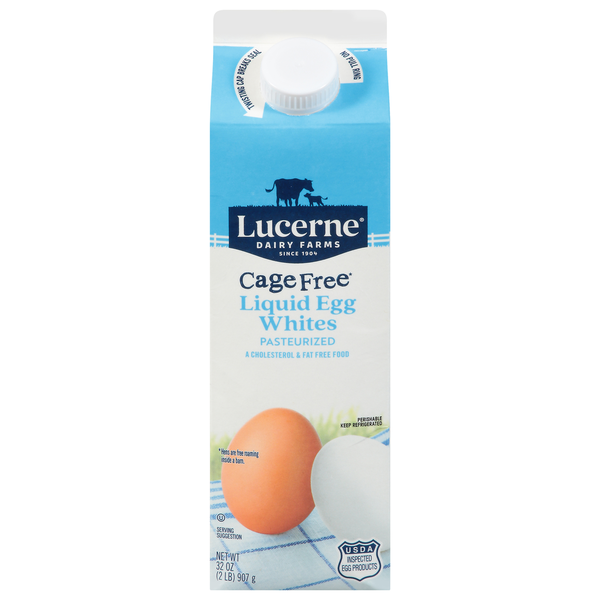Lucerne Liquid Egg Whites, Cage Free