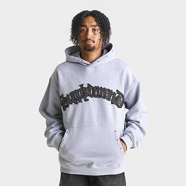 Supply & Demand Men's Nuclear Pullover Hoodie, L - Grey Heather