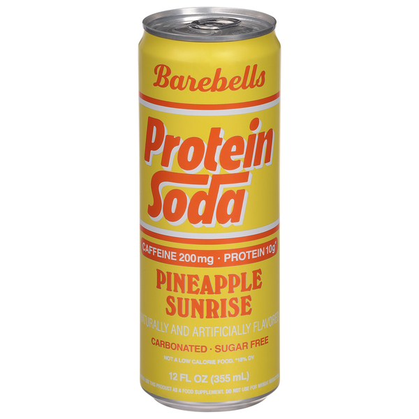 Barebells Pineapple Sunrise Protein Soda Same-Day Delivery or