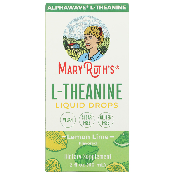 Mary Ruth's L-Theanine Liquid Drops Same-Day Delivery | The