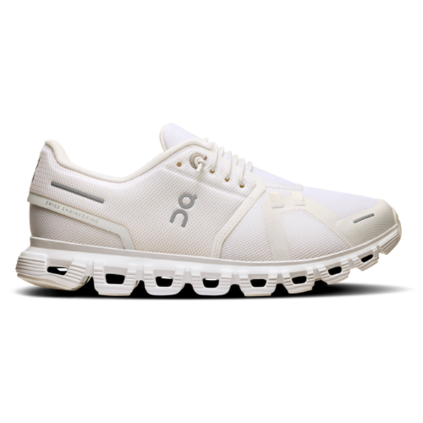 ON Women's Cloud 6 Medium Width Shoes, Size 7 - White