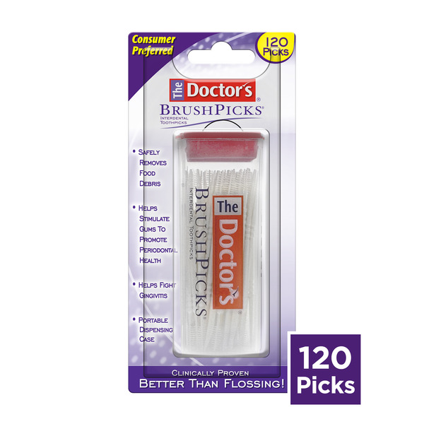 The Doctor's BrushPicks Interdental Toothpicks Same-Day Delivery