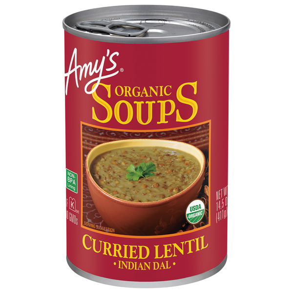 Amy's Kitchen Soups, Organic, Curried Lentil Indian Dal