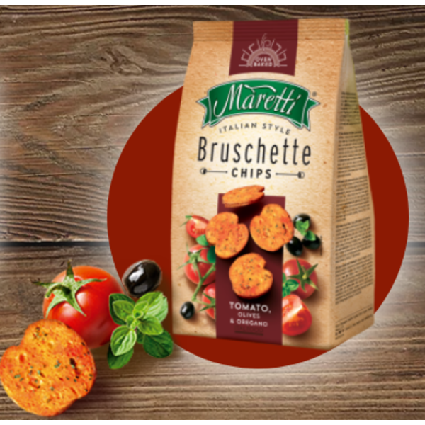 Bruschette Tomato, Olives, Oregano - 5 Oz