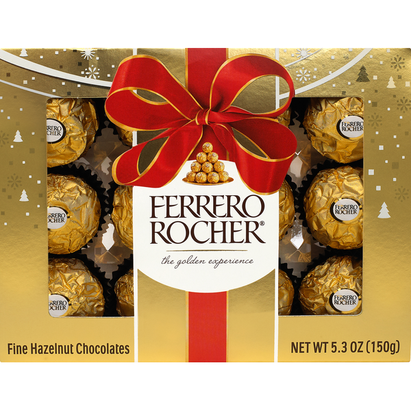 Ferrero Rocher Chocolates, Fine Hazelnut (5.3 oz) Instacart