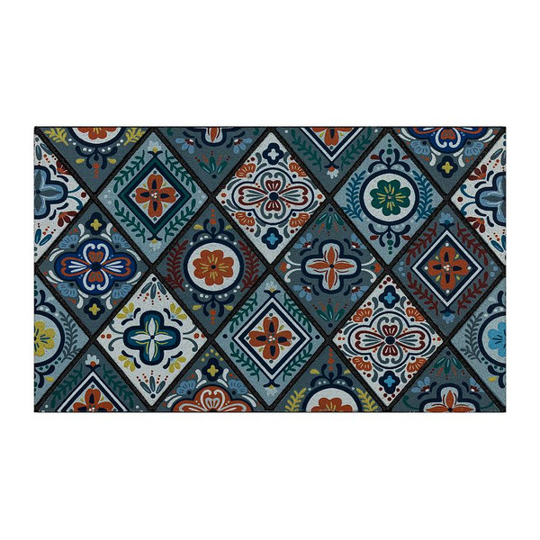 Sonoma Goods For Life Folk Diamonds 18\" x 30\" Doormat, Grey, 18X30