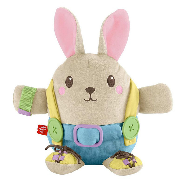 Fisher-Price Learn to Dress Bunny Plush Toy