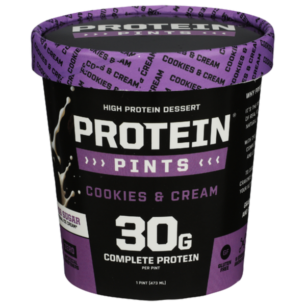 Protein Pints Cookies & Cream High Protein Dessert