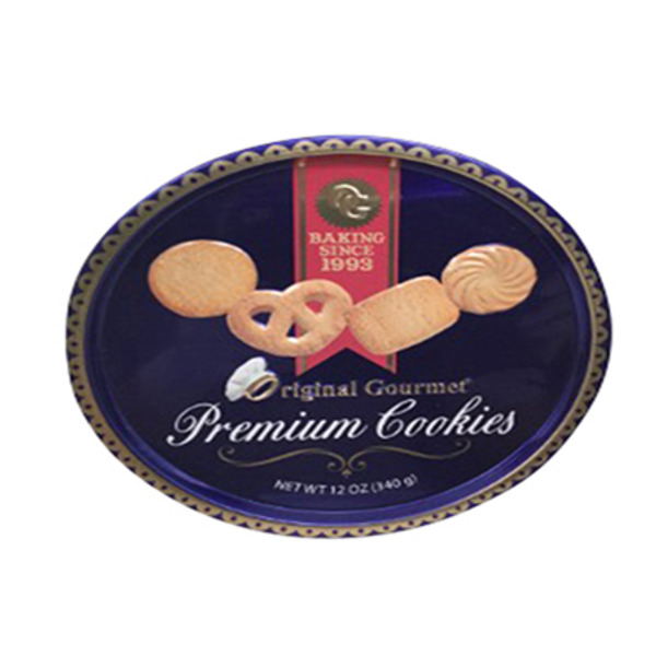 Original Gourmet Decorative Container With Premium Cookies