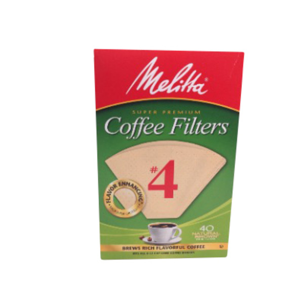 Melitta Super Premium Natural Brown Cone Coffee Filters