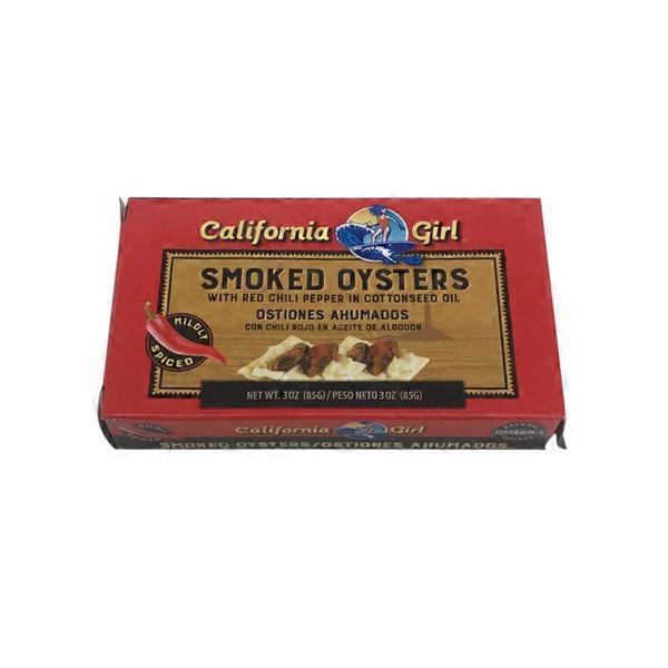 California Girl Smoked Oysters With Chili
