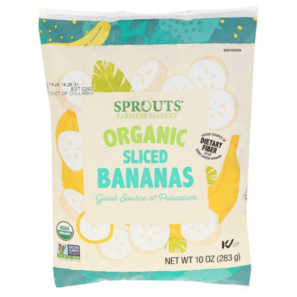 Sprouts Frozen Organic Sliced Bananas