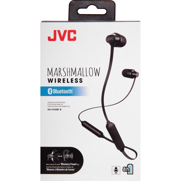 Jvc Headphones, Wireless, Black, Marshmallow, Bluetooth (1 each