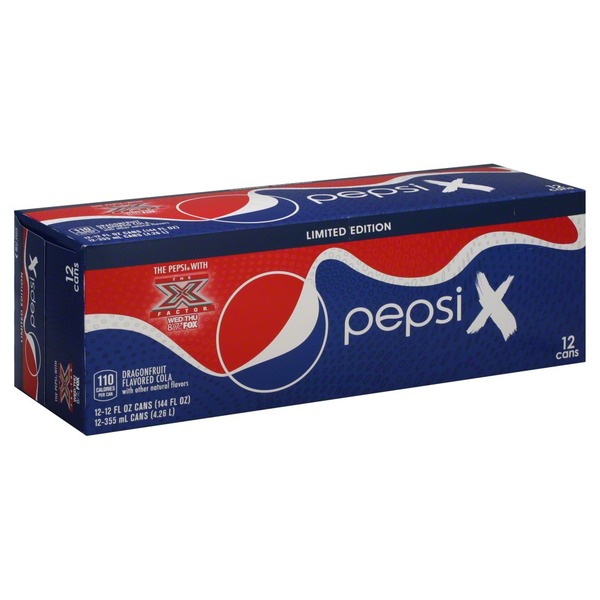 Pepsi Cola, with The X Factor Dragonfruit Flavored Same-Day