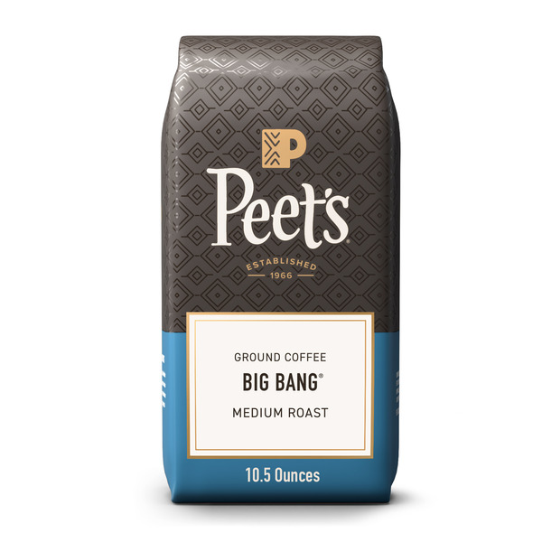 Peet's Coffee Big Bang, Medium Roast Ground Coffee, Bag