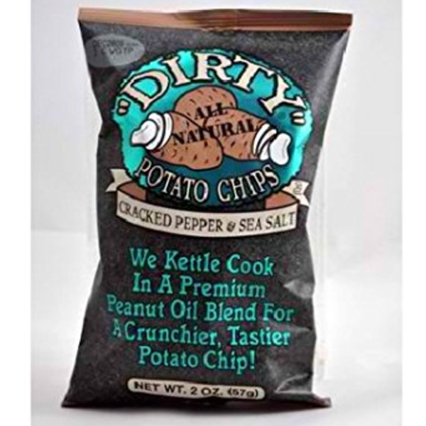 Dirty - Cracked Pepper & Salt Potato Chips - 25ct