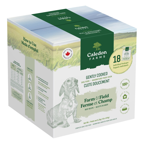 Caledon Farms Gently Cooked Dog Food, 18 x 454 g