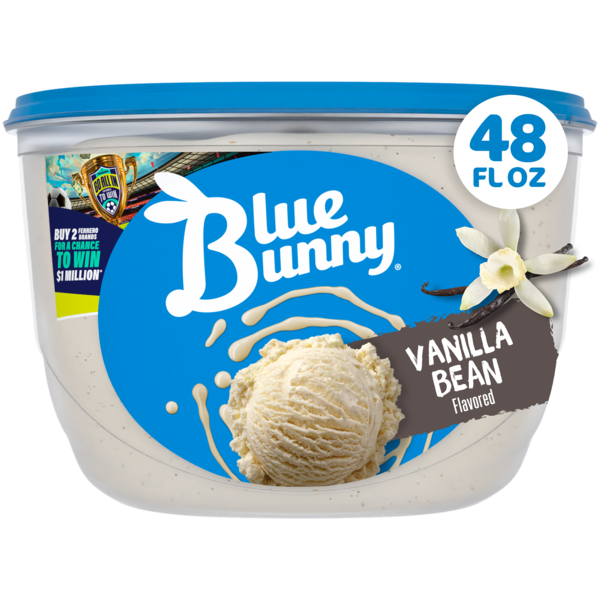 Blue Bunny Premium Vanilla Bean Ice Cream, 48 fl oz Same-Day