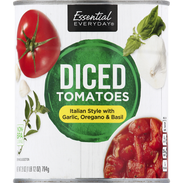 Essential Everyday Tomatoes with Garlic, Oregano & Basil, Italian Style