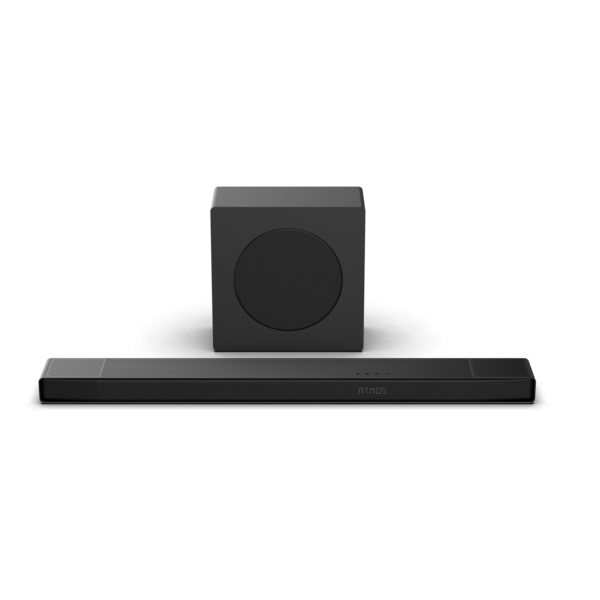 Hisense AX3120Q 3.1.2 Channel Soundbar With Wireless Subwoofer, Hi-Concerto, Dolby Atmos, DTS: X, & AI EQ Mode - Black