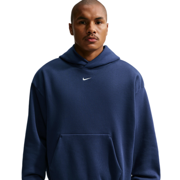 Nike Men's Solo Swoosh Fleece Hoodie, M - Midnight Navy