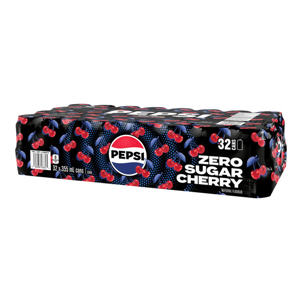 Pepsi Zero Sugar Cherry Soda Cans